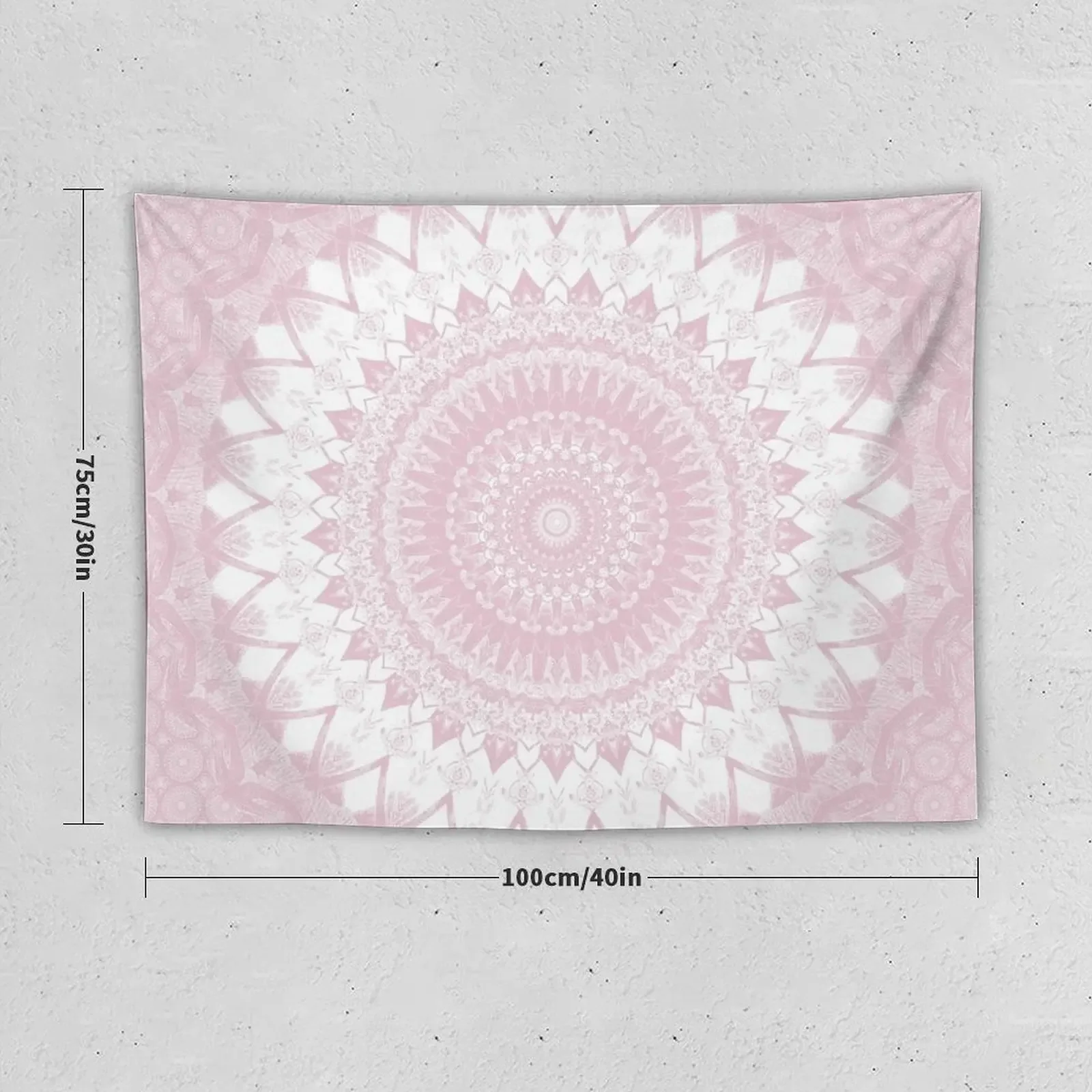 Boho Pink Mandala Tapestry Bedroom Organization And Decoration Decor For Room Home Decorations Tapestry