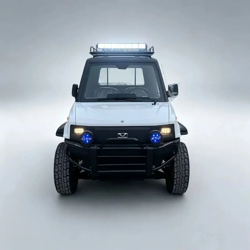 NUEN Hybrid Pickup Truck 4000W Right-hand Drive Single Row 1000KG Load 50km/h 101-200km Range EEC Certified
