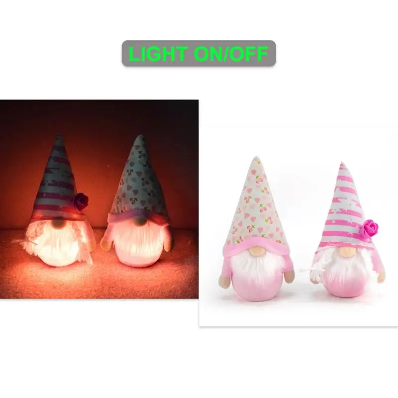 Valentine's Day Faceless Doll Faceless Gnome Decor Gnome Elf Ornament 2pcs Collectible Gnome Doll For Fireplaces Mantle