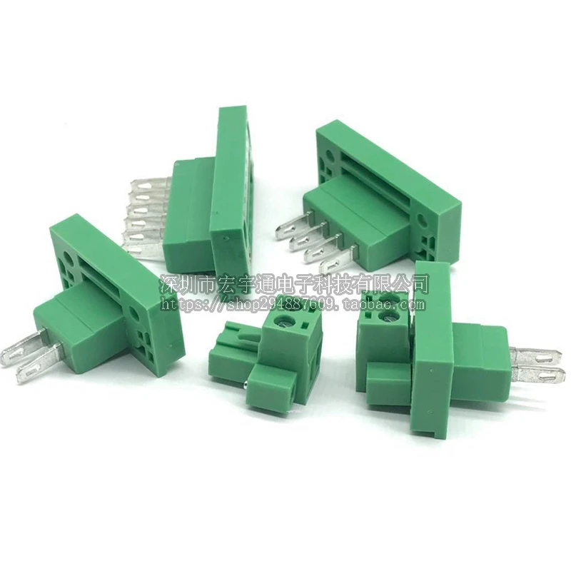 

2EDG 5.08 2P/3/4/5/6/7/8/9/10/12Pin Right Angle Line Terminal Plug Type KF2EDGWB 5.08mm Pitch Connector Pcb Screw Terminal Block