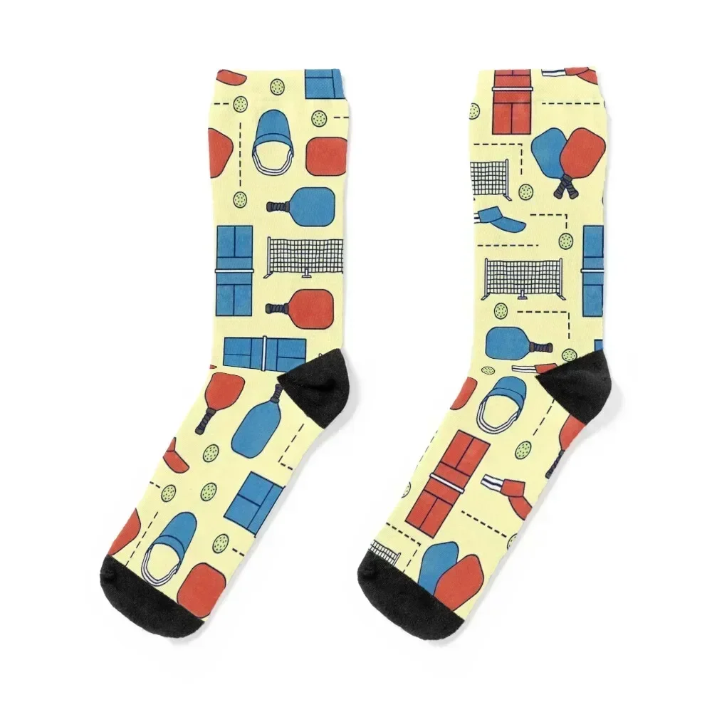 

Pickleball Life Sport Pattern Socks cartoon custom football gift Woman Socks Men's
