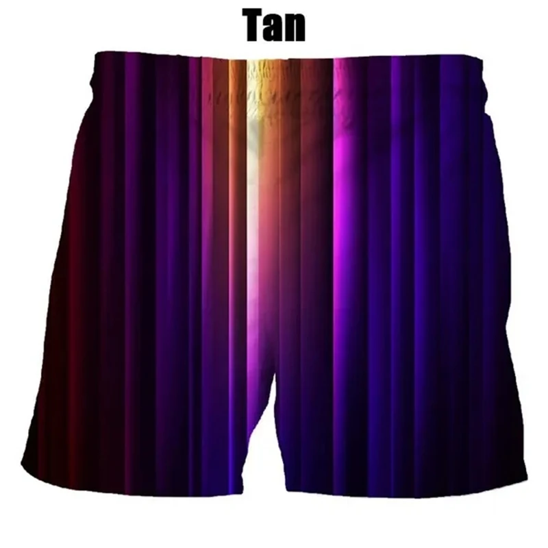 

New Summer Colourful Fashion 3D Printed Men's Women Casual Summer Beach Shorts Cool Shorts Plus Size Oversize Loose Ice Shorts