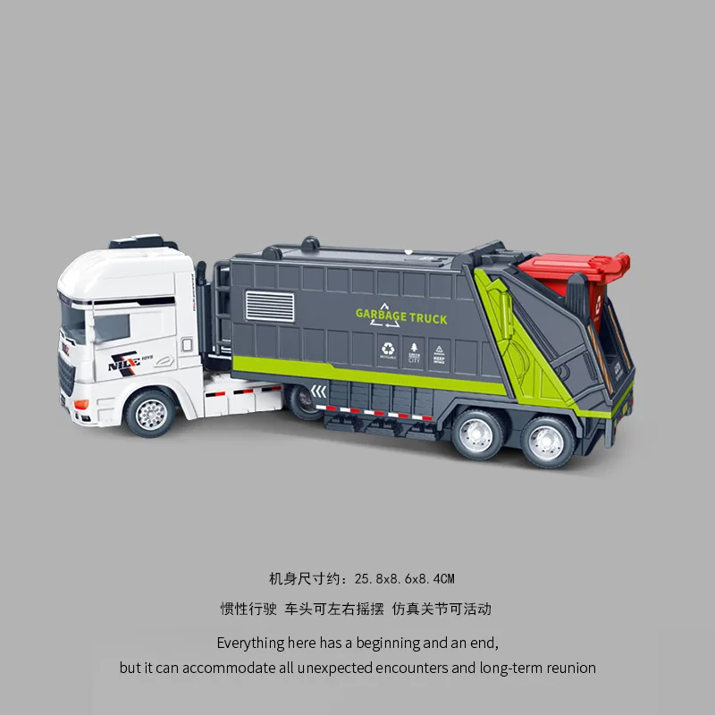 

Инерционная крупногабаритная уборочная машина: мусоровоз, подметально-уборочная машина, детская игрушечная машинка BS706-4