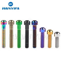 Wanyifa Titanium Bolt M8x10 15 20 25 30 35 40 45 50mm Torx T40 Ti Screws for Motorcycle Car Refit