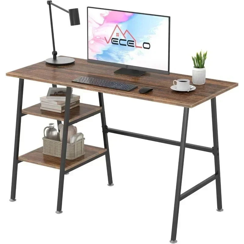 

VECELO Home Office Computer Easy To Assemble Simple Desk Modern Student Study Desk, Waterproof Easy To Assemble