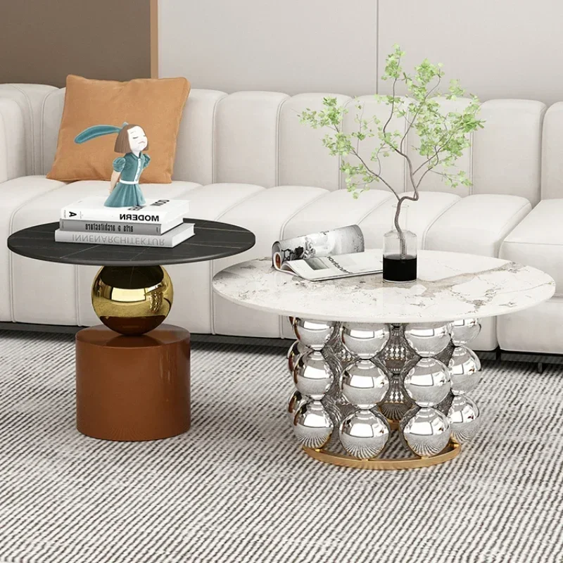 Drawers Corner Coffee Tables Portable Waterproof Bedroom Breakfast Standing Tables Designer Makeup Mesa De Centro Home Furniture