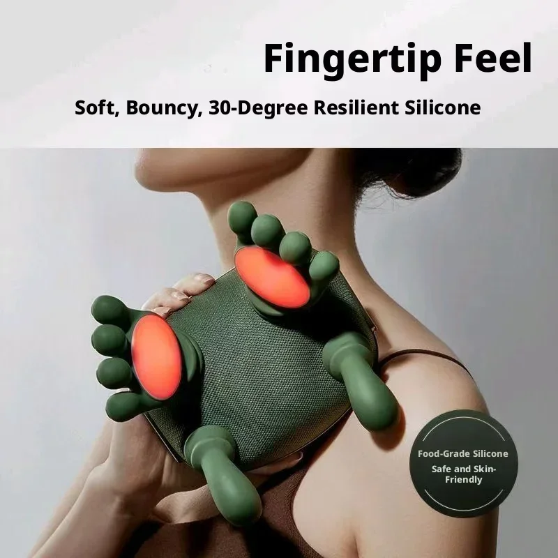 2026 New 4D Bionic Neck Shoulder Massager N9 Kneading Massage Shawl for Cervical Waist Leg Full‑Body Muscle Pain Relief Massager