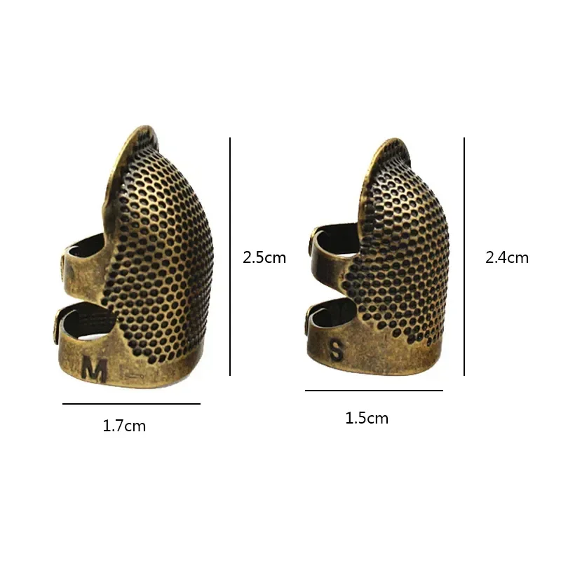 Retro Finger Protector Antique Thimble Ring Handworking Needle Thimble Needles Craft DIY Household Sewing Tools Accessories