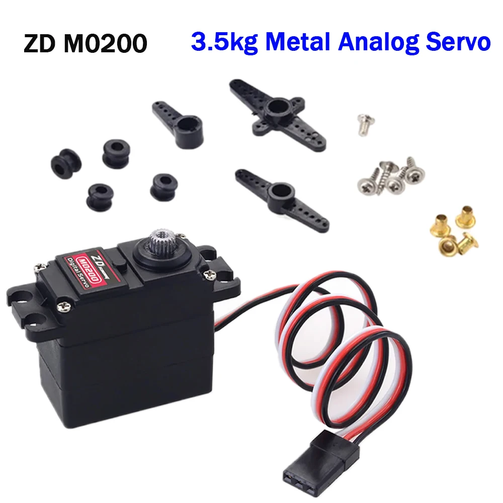 M0200 20g 3.5kg メタルギアミニサーボ 1/16 1/14 1/12 RCカー Carson WPL Wltoys HSP JJRC ZD Racing RCバギー トラック トラギー用