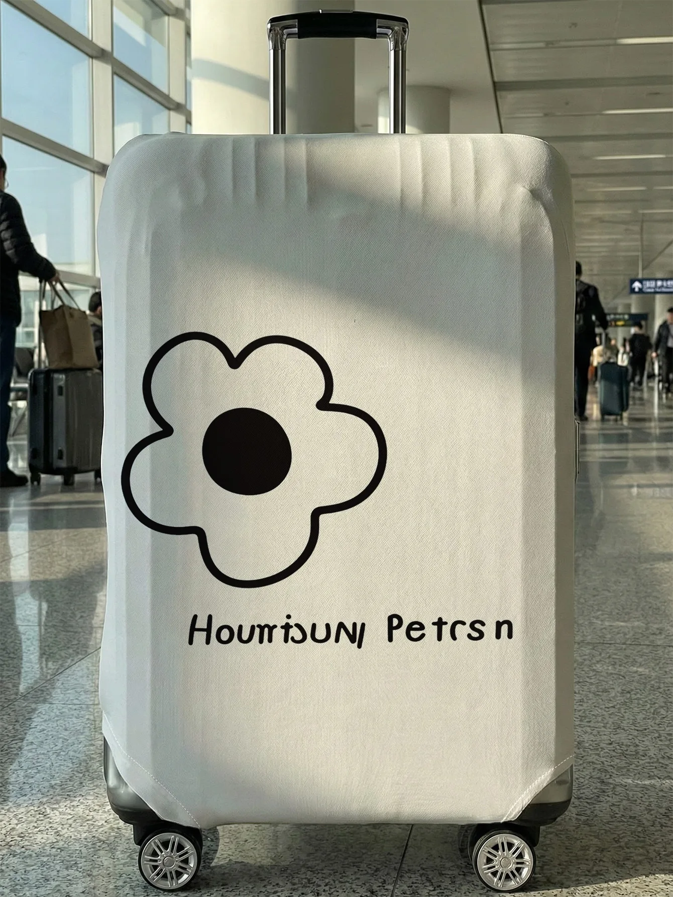 

Минималистичный чехол для багажа с цветочным узором Hourisun Petrsn, подходит для чемоданов 18-32 дюймов, чехол-накладка на ручку чемодана, аксессуар для путешествий
