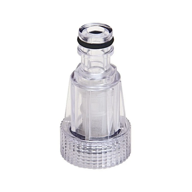 

3/4" Thread Faucet Quick Connector Clear Garden Irrigation Pipe Adapter with Filter For Household Washing/Watering