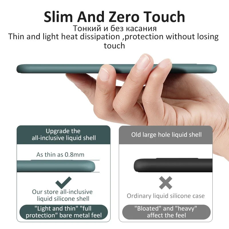 جراب هاتف سيليكون سائل لسامسونج جالاكسي For Samsung Galaxy S24 S23 S22 S21 Ultra A54 A53 A34 A52 A14 5G غطاء خلفي واقي ليّن مقاوم للصدمات #6