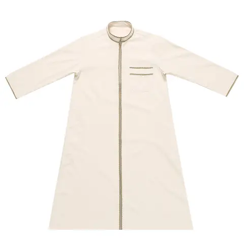 Islamic Boys Kids Stand Collar Long Sleeve Jubba Thobe Saudi Arabic Robe Muslim Dress Abaya Ramadan Kaftan Djellaba Dishdasha