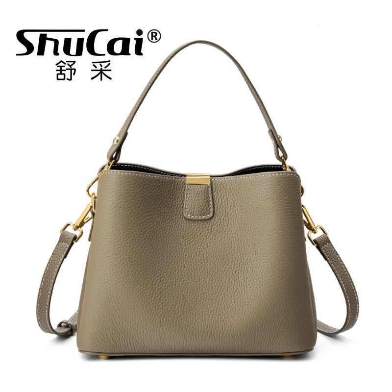 

Women's Genuine Grade Cowhide Leather Shoulder Crossbody Bag Luxury Designer Brand Ladies Handbag for Woman 2026 New Female Tote
