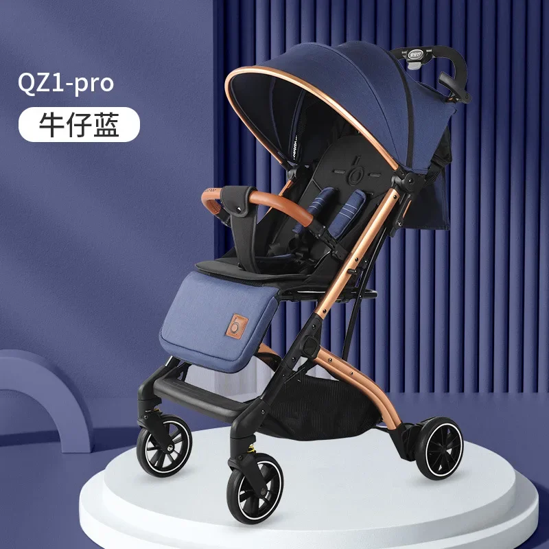 

High Landscape Baby Stroller That Can Sit Lie Down Fold Lightweight with A Pull Rod Baby Stroller