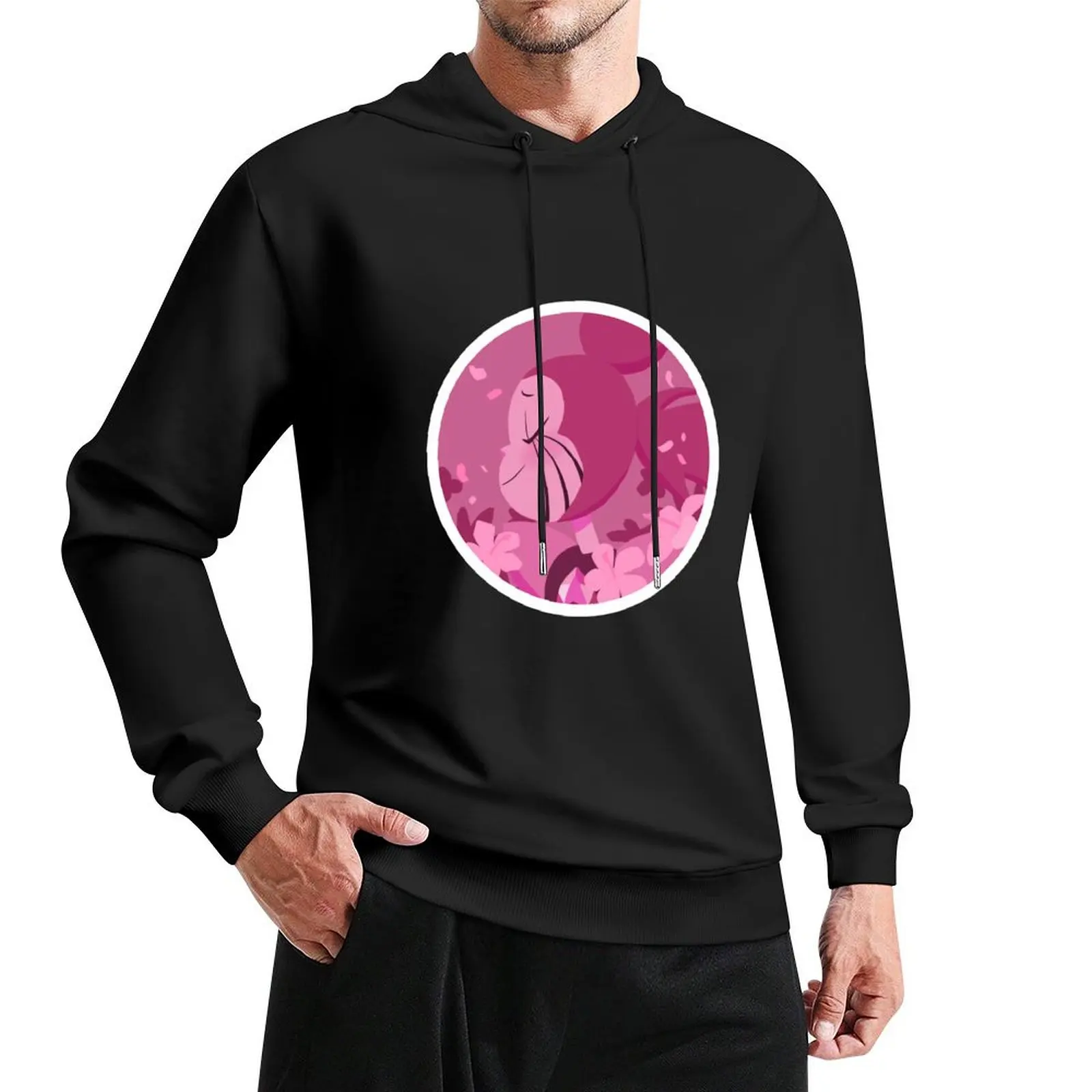 

Pastel Spinel portrait Pullover Hoodie men's winter sweater men's clothing men clothing korean autumn clothes hoodie