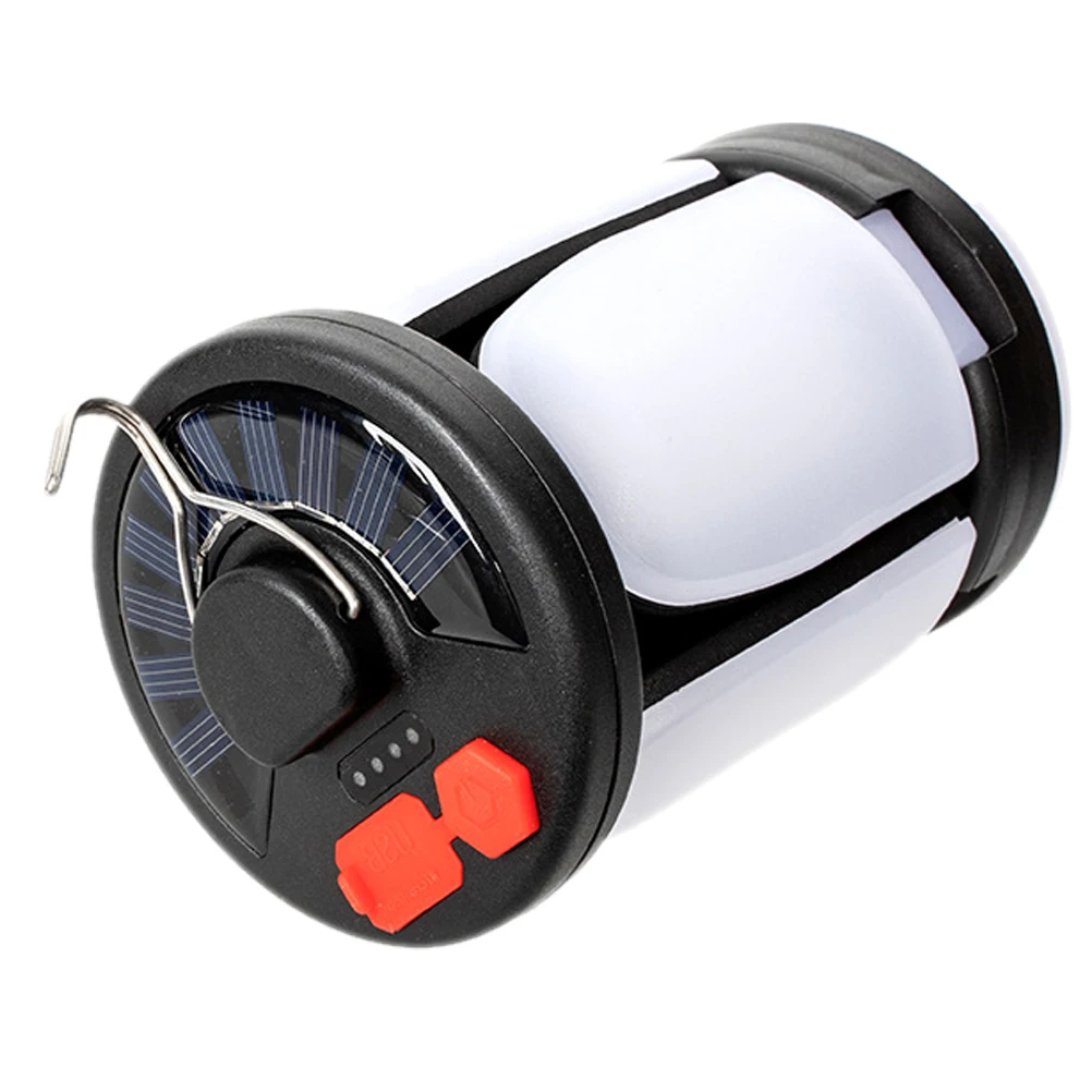 

Solar Tent Lights LED Camping Lamp ABS Foldable Emergency Lighting Tool for Outdoor Night Markets Street Stalls Portable