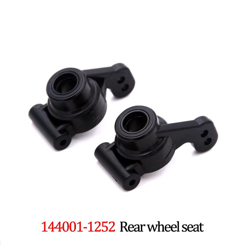 WLtoys 144001 1/14 RC قطع غيار السيارات استقبال سيرفو السيارة/المحرك/ذراع التأرجح/غطاء هيكل السيارة/عمود القيادة/الإطارات #4