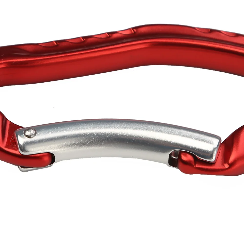 XINDA Professional Quality 22KN Rock Climbing Bent Quickdraw Spring-loaded Gate Buckle Aluminum Carabiner Outdoor Kits