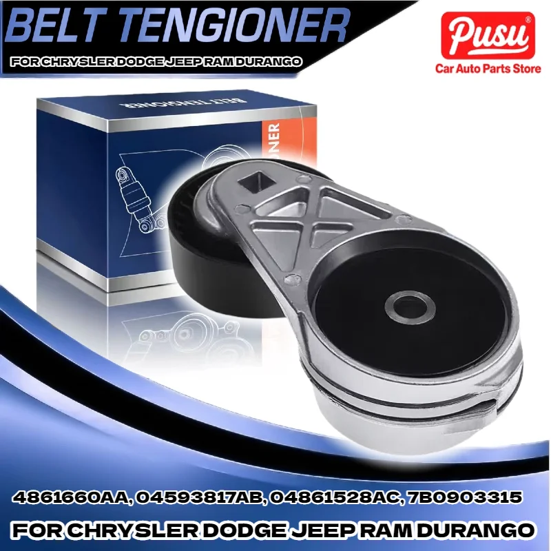 

Belt Tensioner for Chrysler Dodge Jeep Ram 5.7L 6.4L (Challenger, Durango) | OE 4861660AA, 04593817AB