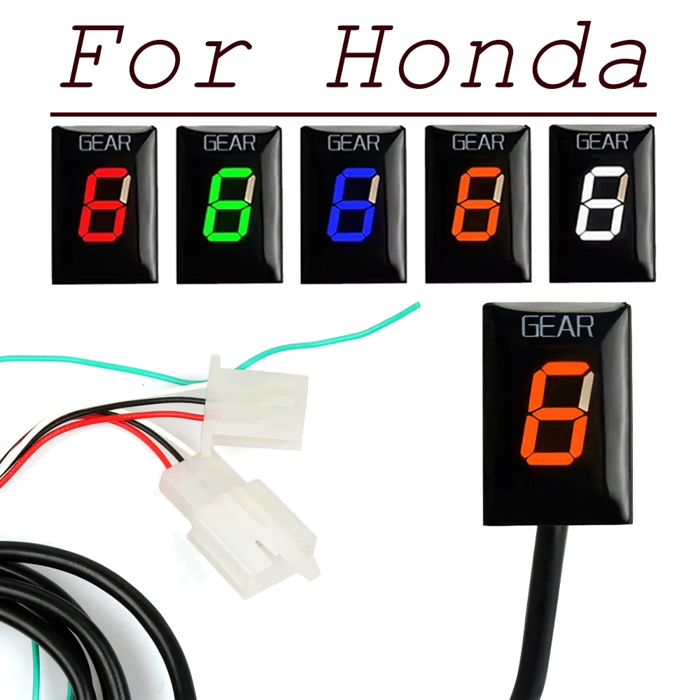 Indicador de marcha para Honda Hornet CBR600 F F3 F4 F4i CB600F CBF600 VFR800 Fi CBR1100XX CBR 1100XX VRX1800 medidor de visualización de engranajes