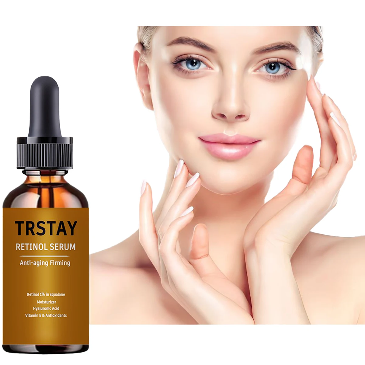 

5ML/15ML/30ML/50ML Retinol Anti Aging Removal Wrinkle Serum Firm Lift Fade Fine Lines Moisturizing Face Essence Skin Care Bright