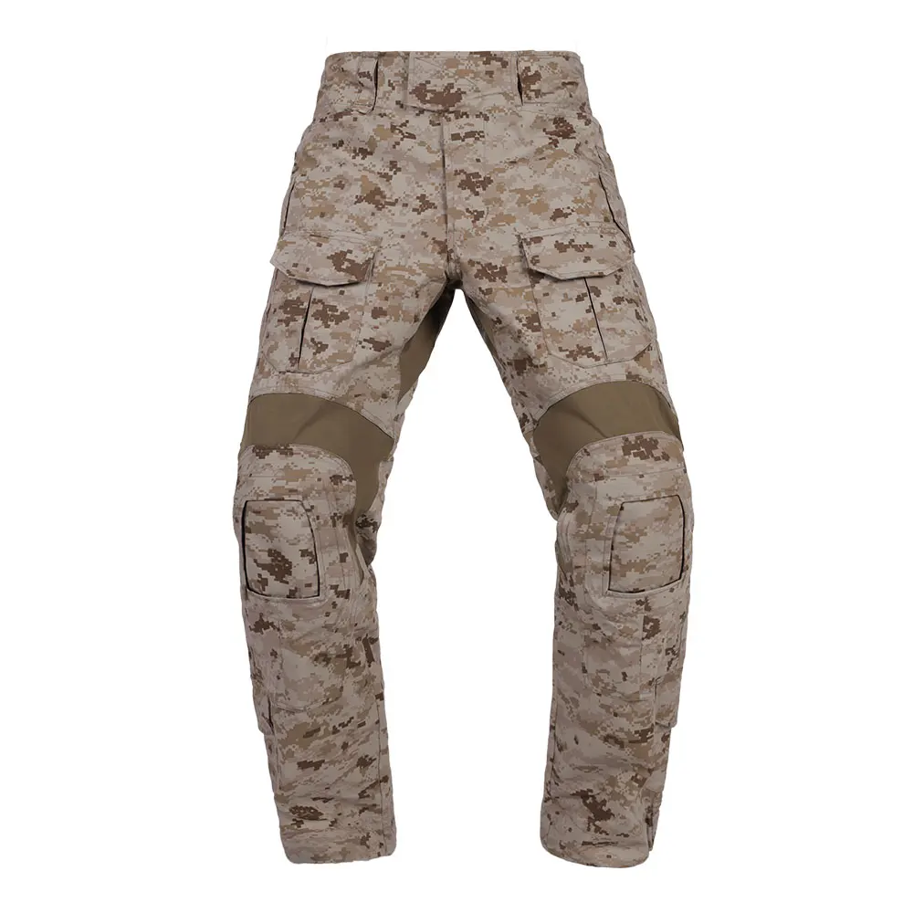 Emersongear E3 Combat Pants Camo Mens Duty Cargo Trousers Hunting Hiking Trekking Training Outdoor Sports