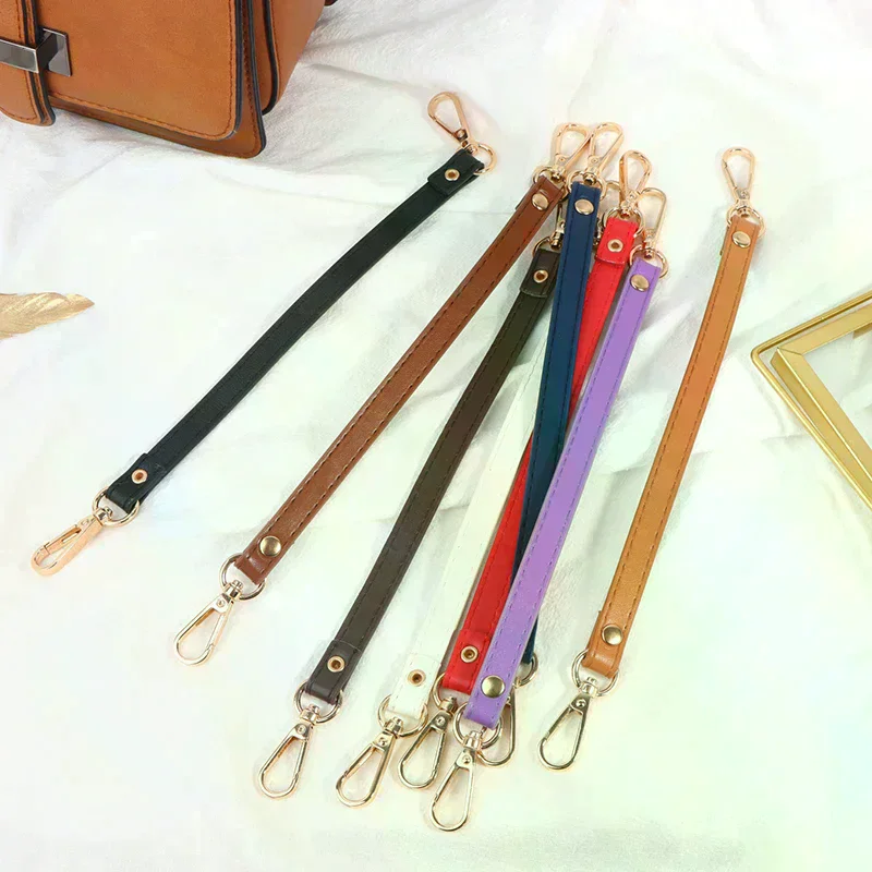 28Cm Pu Leather Handbag Handle For Women Short Bag Strap Replaceable Shoulder Strap Bag Belt Handle Fashion Bag Accessories