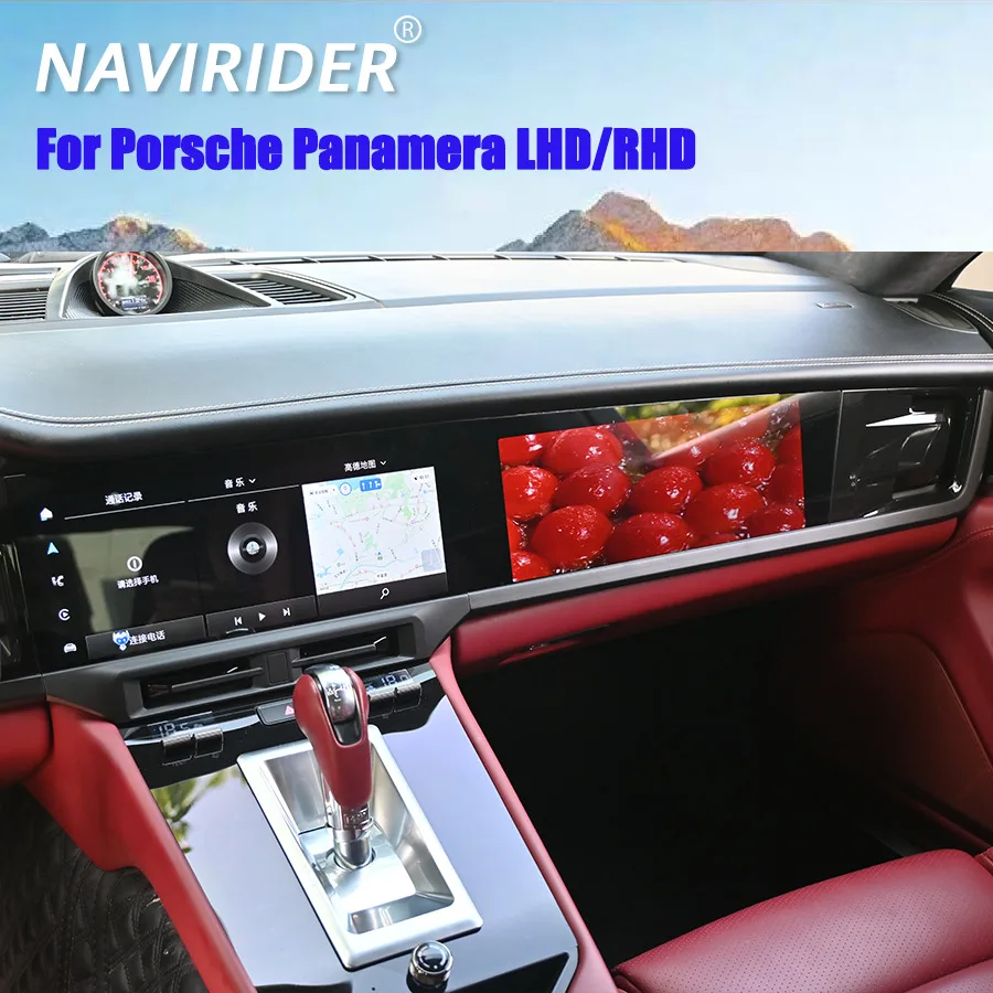 

RHD 12,3-дюймовый двойной экран Android для Porsche Panamera 970 2010-2017 2din Автомобильный GPS Carplay Радио Мультимедийный видеоплеер Головное устройство