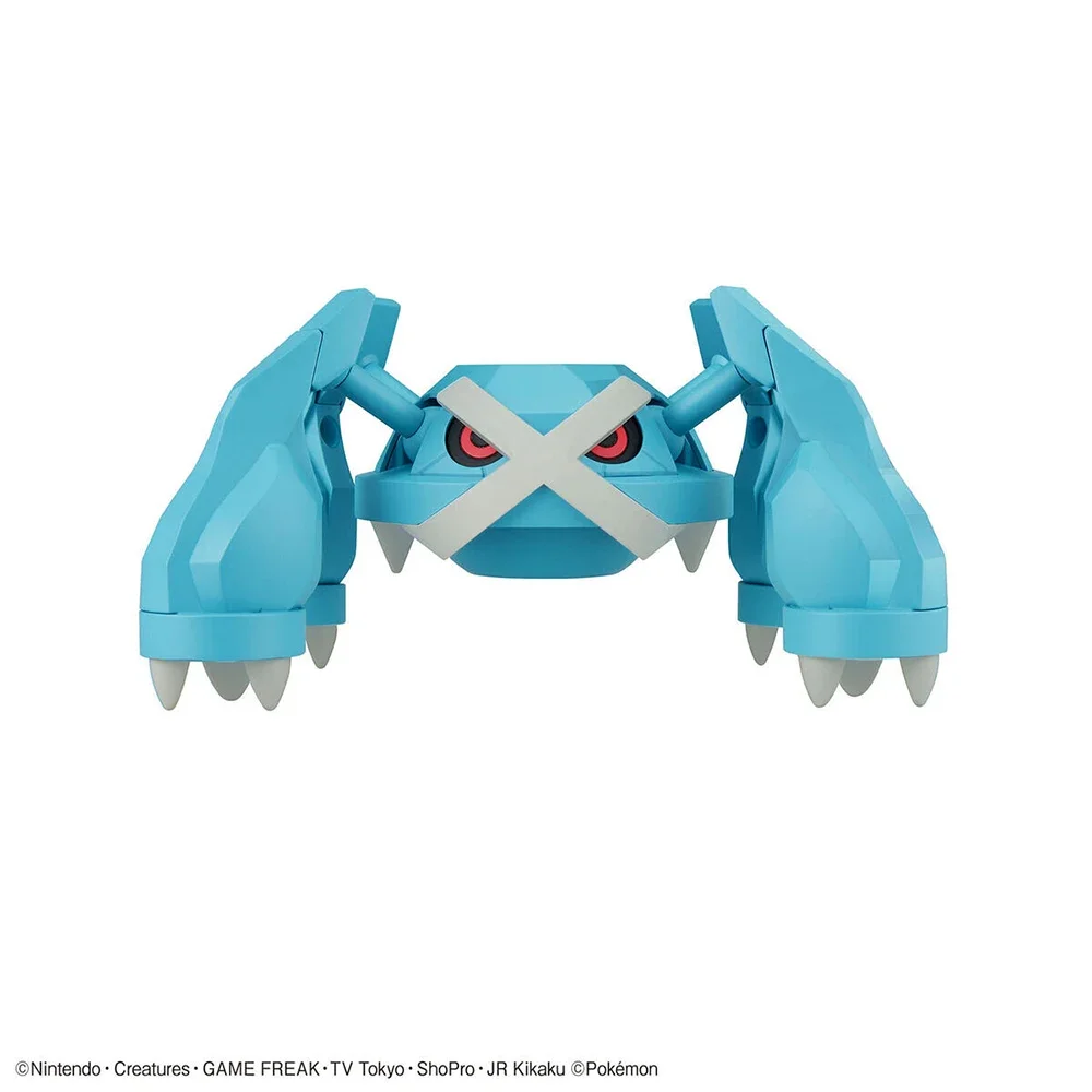 Original Bandai Pokemon Figures Plamo Metagross Action Figure Assembly Collectible Ornaments Figure Model Toys PVC 15cm