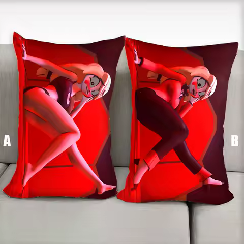 Dakimakura Anime Pillow Hazbin Hotel Giantess Furry Nsfw Half Body Cartoon Pillow Core Double Side Print Bedding Gifts