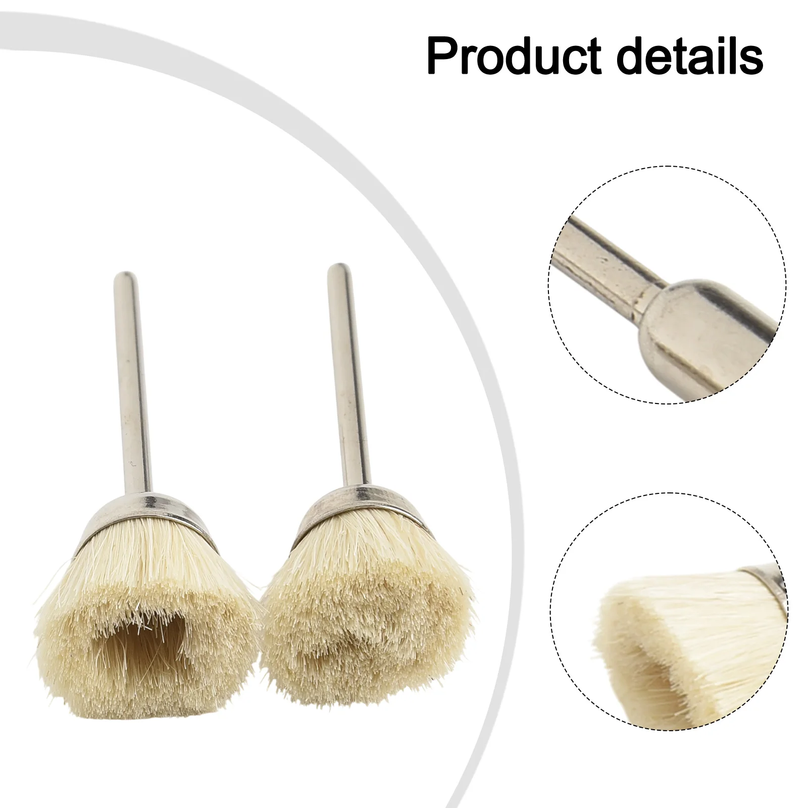 Cleaning Brushes 6pcs Equipment 6PCS Steel Die Cup Rotary Abrasive 15-25mm 2.35mm For Mechanical Cleaning Brush
