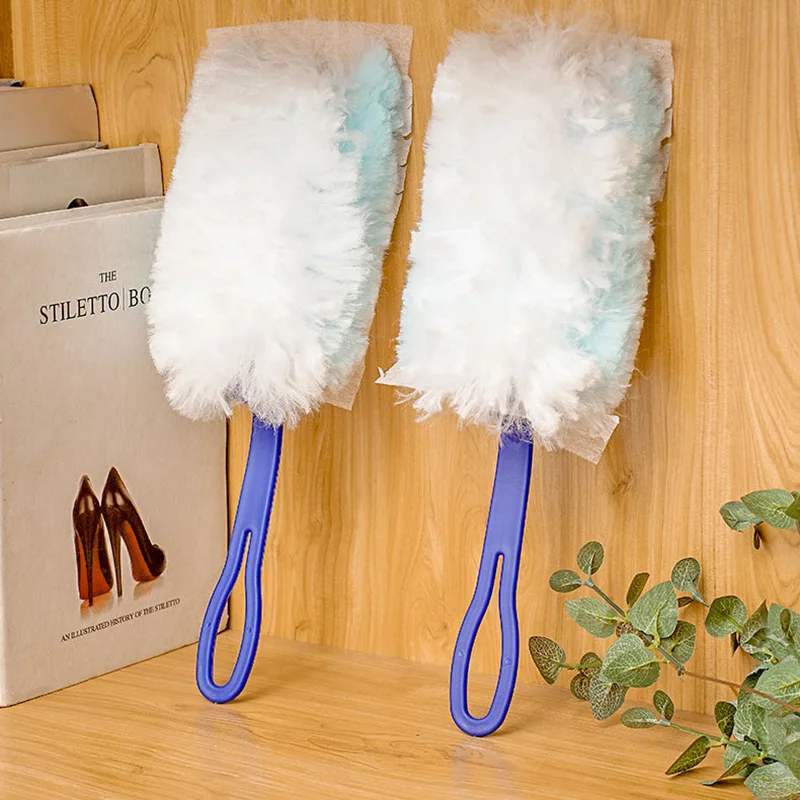 

F2 10-30Pcs Dusting Brush Disposable Electrostatic Absorbent Fiber Duster Air-condition Car Furniture Cleaning Microfiber Duster