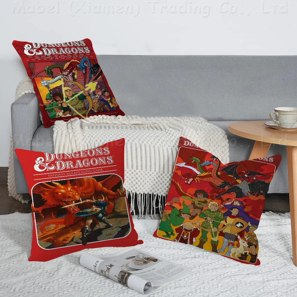 Dungeons And Dragons Pillowcases Home Bedding Decorative Pillow Cover Wedding Super Soft Pillow Case