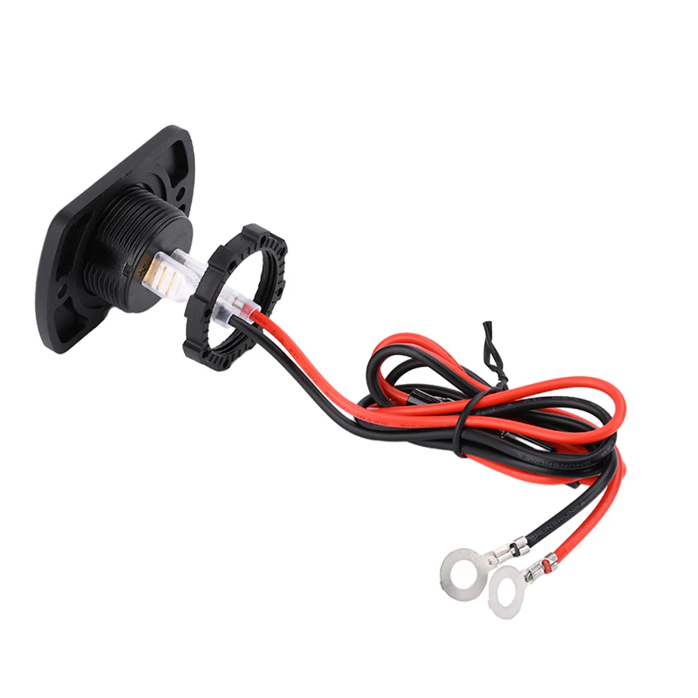 Voltímetro DC5-48V con pantalla a Color reacondicionada para coche, voltímetro con pantalla Digital LED de 12V y 24V, para motocicleta, camión y barco