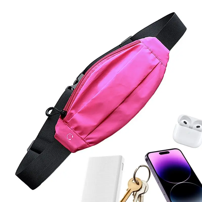 Waterproof Running Belt For Phone Anti-Slip Waterproof Phone Holder Zippered Multifunctional Runners Bag Wear-Resistant Fanny