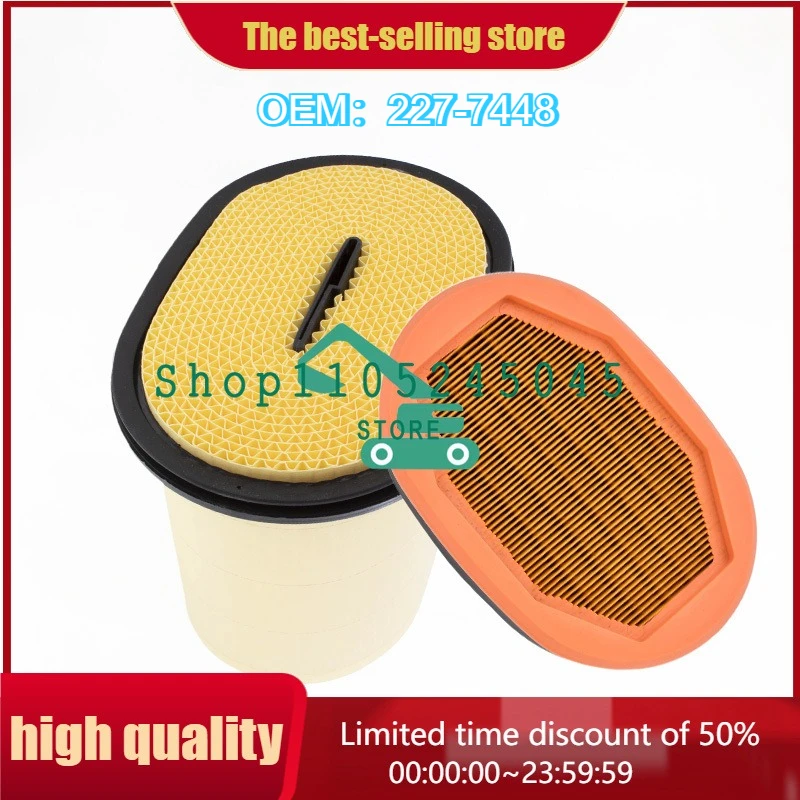 

Воздушный фильтр 2277448 2277449 227-7448 227-7449 252-5001 252-5002 2525001 2525002 P608766 P785965 2934053 для 416D 420D