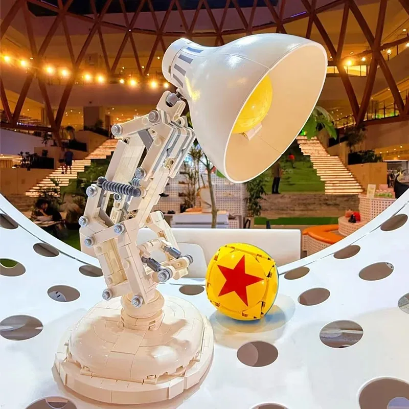 2025 جديد 613 قطعة 21357 أفكار مصباح غرفة ديكور اللبنات الإبداعية نموذج لتقوم بها بنفسك الطوب MOC لعب الاطفال عيد الميلاد هدية عيد ميلاد