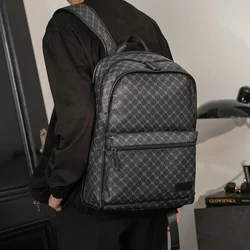 Zaino di lusso con stampa floreale Zaini da uomo di design alla moda Borse da viaggio di grande capacità Zaino in pelle PU Zaino da uomo