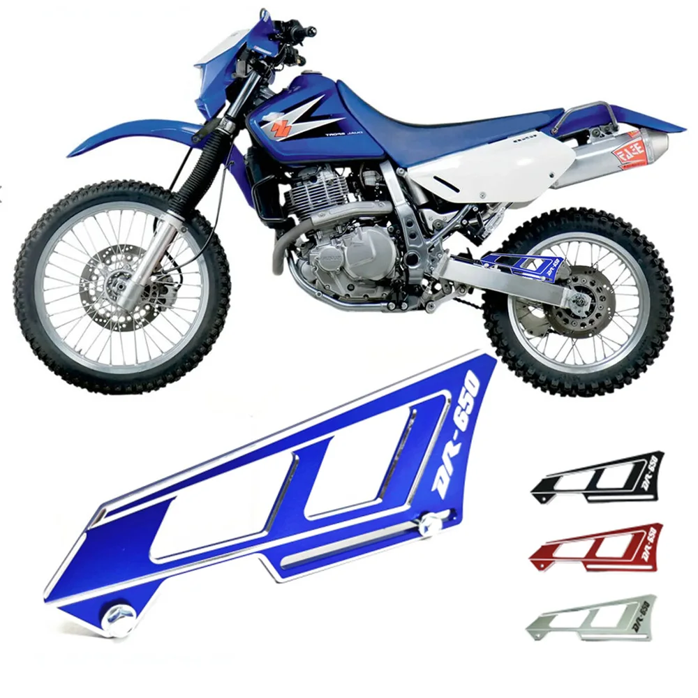 

DA-650 Logo Motorcycle CNC Aluminum Chain Guard Cover Protector Accessories For SUZUKI DR 650S SE SER SES DR650 1996-2022