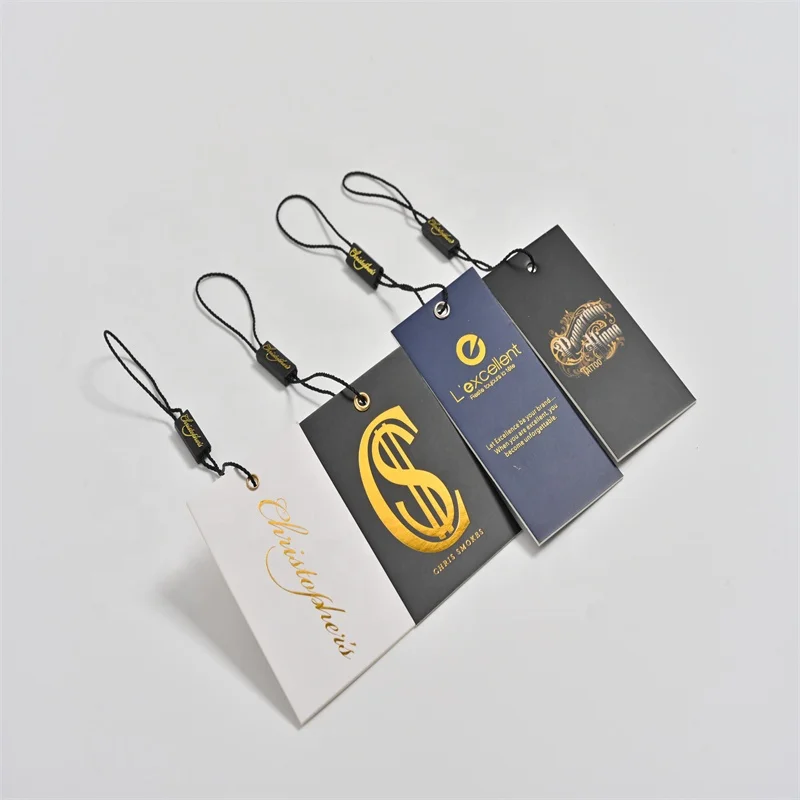 

Custom..pieces.Custom OEM Logo Hang Tags Jeans and Shirts Clothes Hanging Tags with Custom Garment Tags