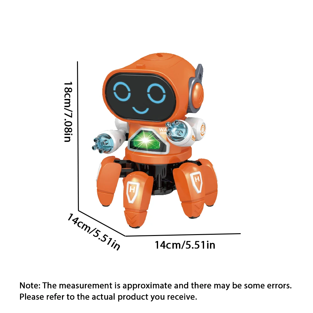 الأخطبوط الراقص، ألعاب مضحكة صعبة، مع موسيقى ديناميكية، إضاءة رائعة، مادة ABS، مناسبة لهدية عيد الميلاد/هدية العطلة #5