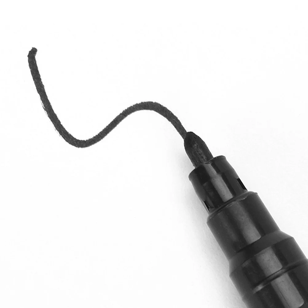 

Plastic Beauty Marker Tattoo Pens Eyebrow Pen Skin Tool Salon Use Long Life Practical Black Color Multifunctional Position