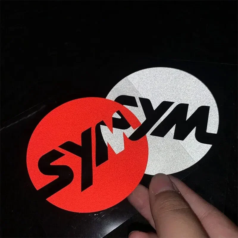 Motorcycle Reflective SYM Logo Emblem Sticker for Sanyang Motor Maxsym Tl500 SYM Cruisym 300 FNX150 JoymaxZ 300 FIDDLE