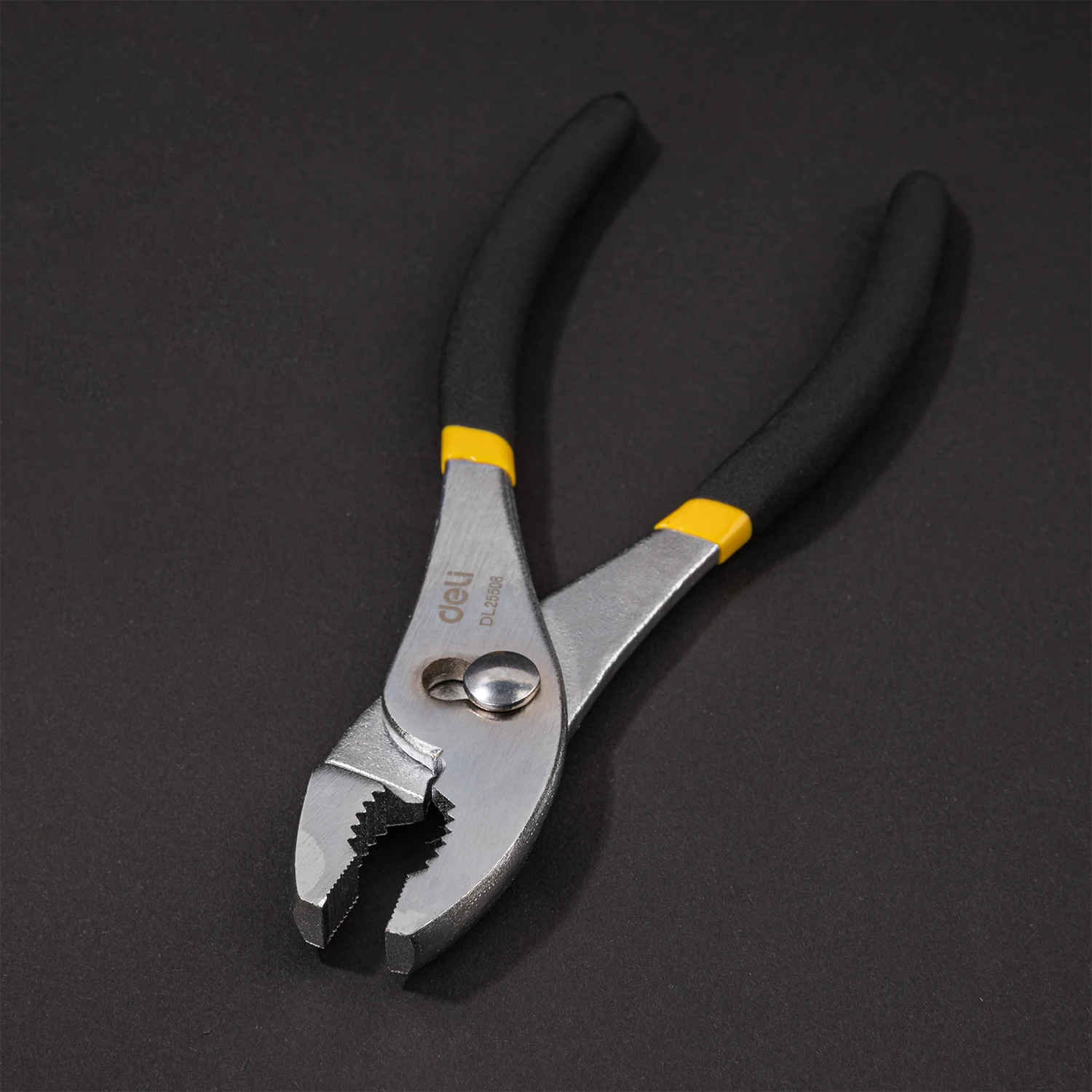 Deli  1 PCS 6/8/10Inch Slip Joint Plier Multifunctional Carbon Steel Fishing Pliers With Double Color Handle Tools