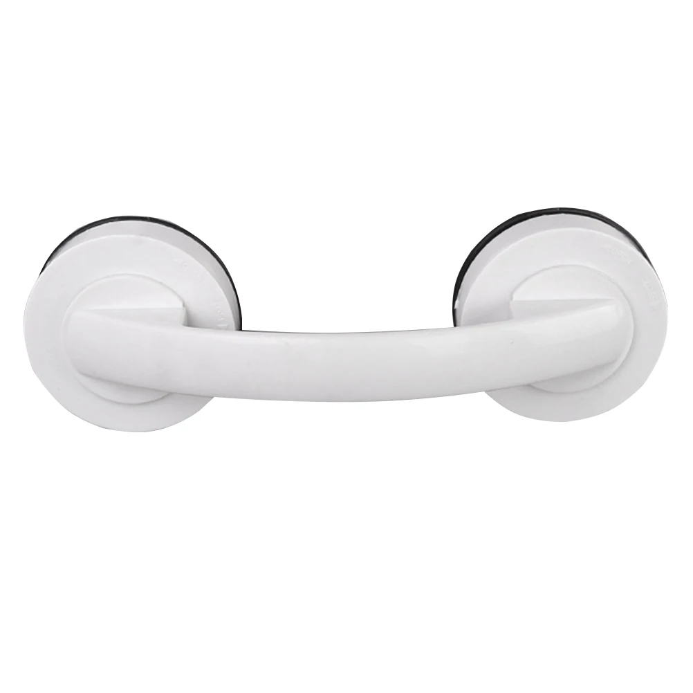 

Bathroom Grab Bar Suction Cup Safety Handrail for Seniors White Shower Toilet Durable ABS PC Stainless Steel Bath Accessories
