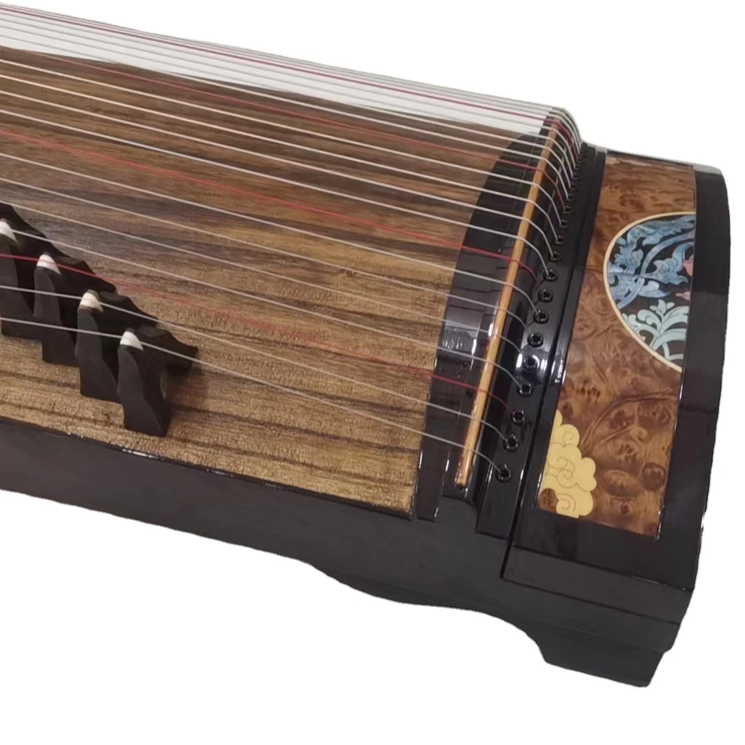

Hooqu Traditional Chinese Guzheng With 21 Strings New Jade Leaf Series Zither Musical Instrument