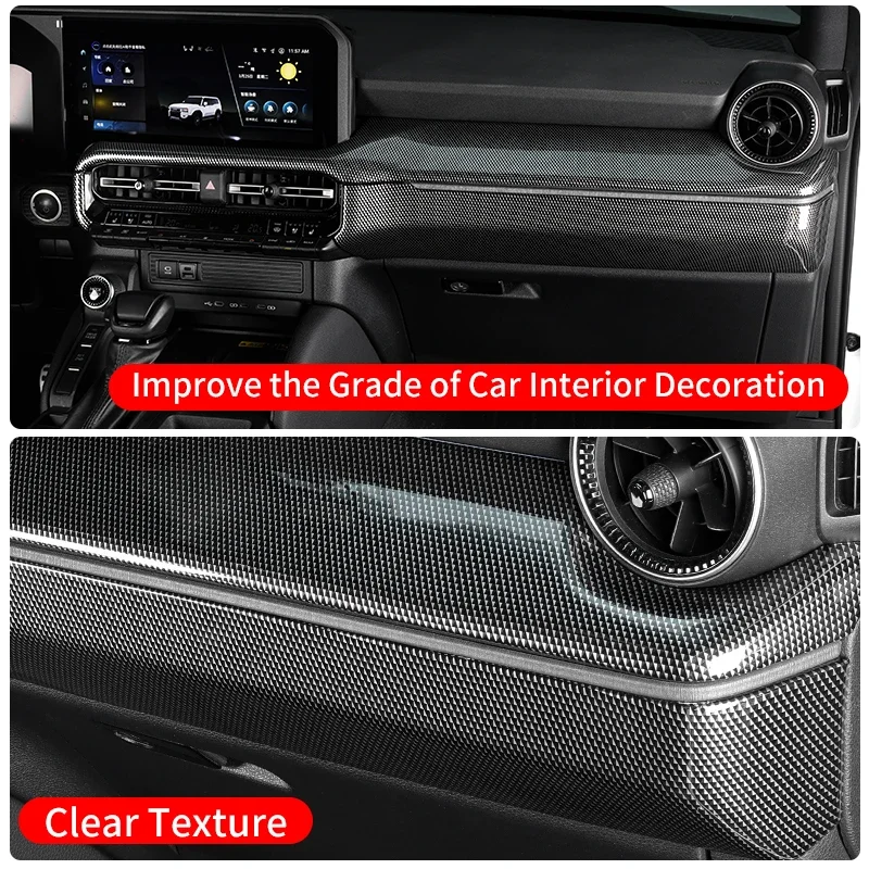 لتويوتا 2024 2025 لاند كروزر 250 برادو LC250 J250 1958 الطبعة الأولى لوحة القيادة الغطاء الواقي الكسوة الملحقات الداخليةFo