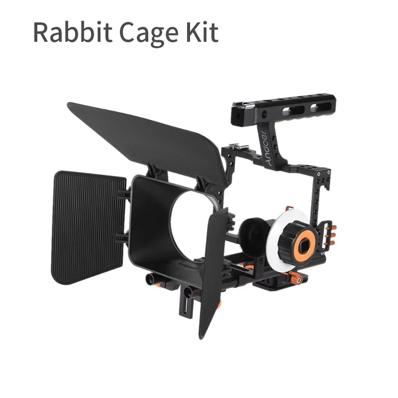 

For DSLR micro camera a7m4 a7m3 m50 zve10 a6400 rabbit cage kit quick release plate