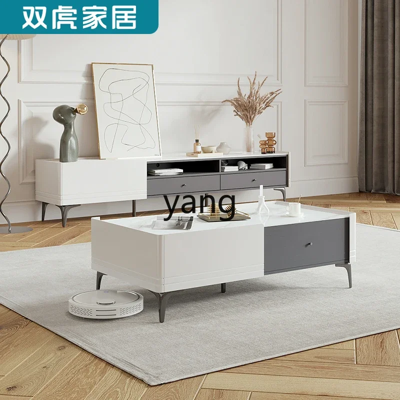 Lmm living room home modern minimalist l light luxury cream wind small apartment floor cabinet